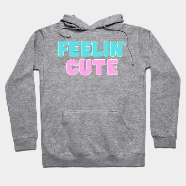 Feelin' Cute Floral Elegance Hoodie by We Connect Store